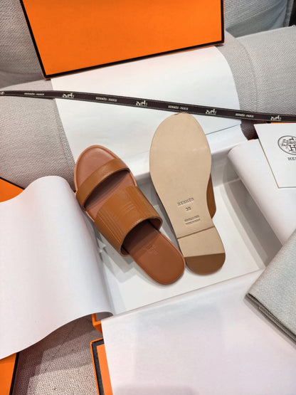 HM Mona Sandals Tan Leather 799035