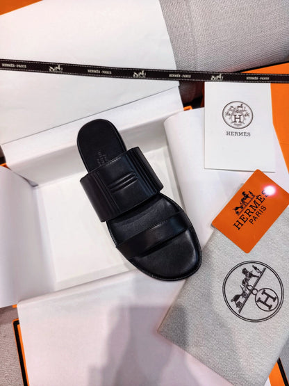 HM Mona Sandals Black Leather 799037