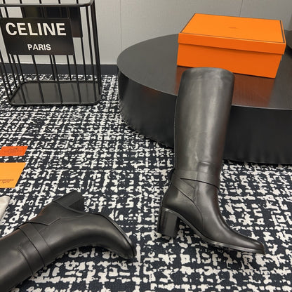 HM Justine 50 Boot Black Cowhide 952361