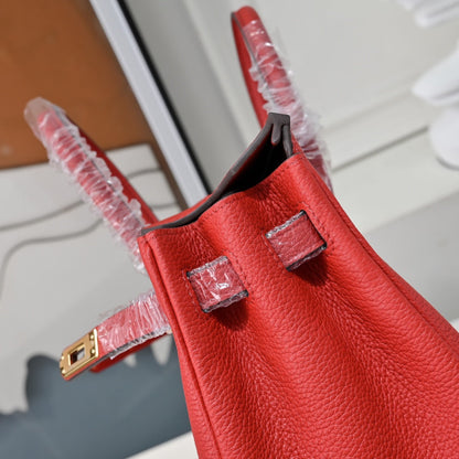 HM Birkin 30cm Red Togo Leather GHW