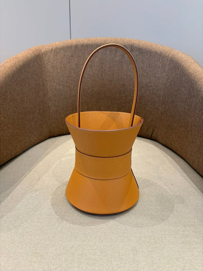 HM Mini Medor Bag Orange Epsom Calfskin 269887