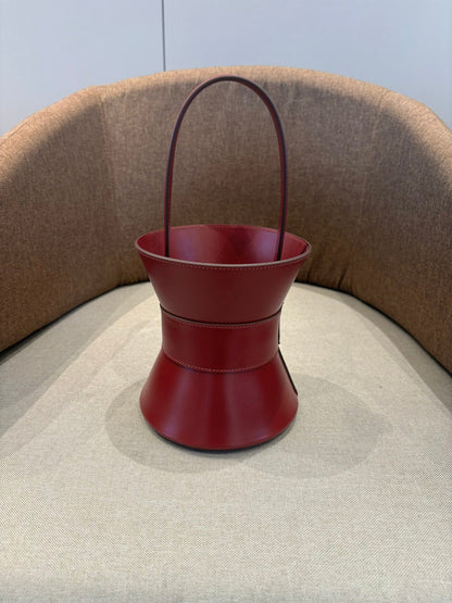 HM Mini Medor Bag Burgundy Epsom Calfskin 269903