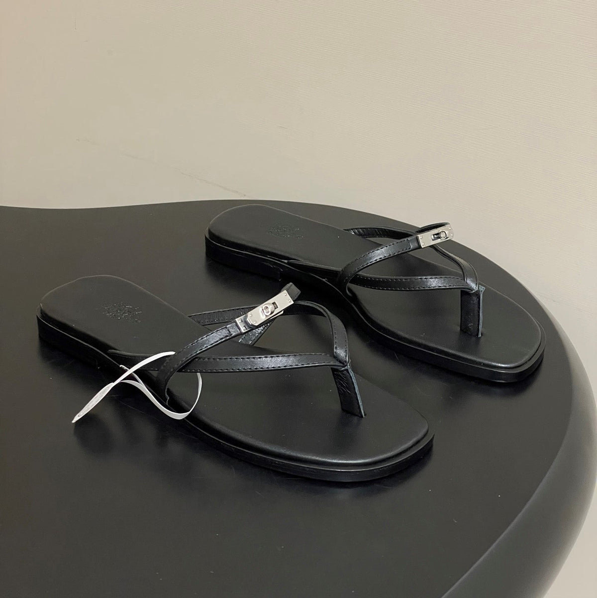 HM Miss Sandal Black Calfskin 593795