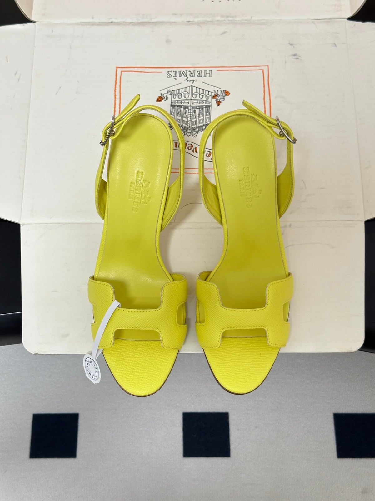 HM Holy Sandal Bright Yellow Cowhide 834999