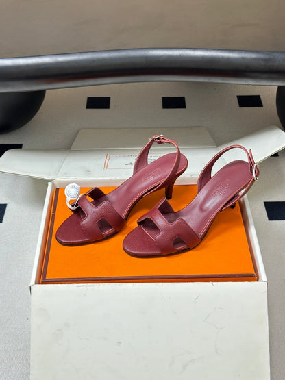 HM Holy Sandal Burgundy Cowhide 835008