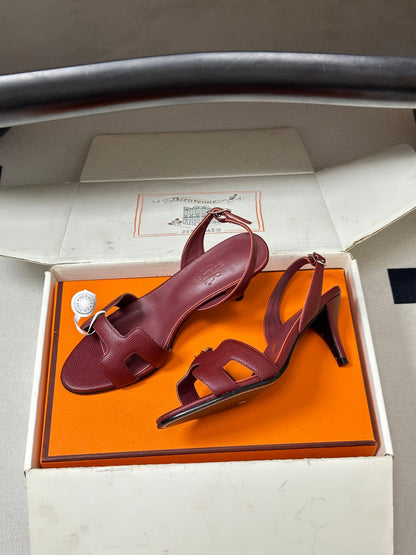 HM Holy Sandal Burgundy Cowhide 835008