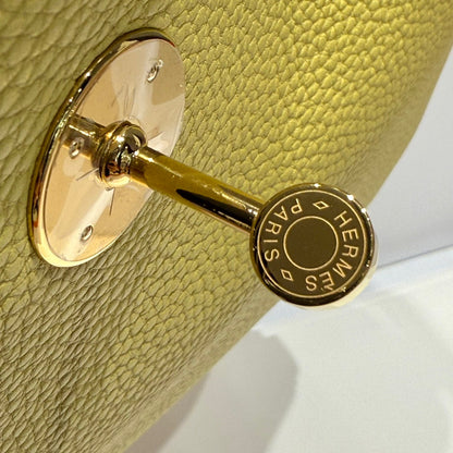 HM Lindy 30 Yellow Calf Leather 237636