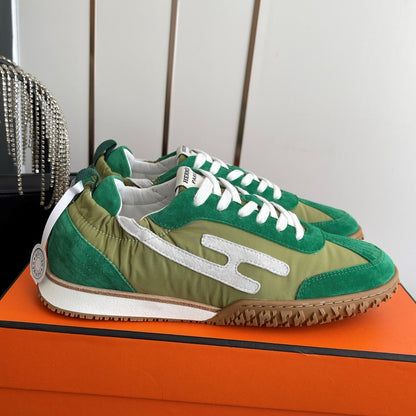 HM Jet Sneaker Green Suede 739992