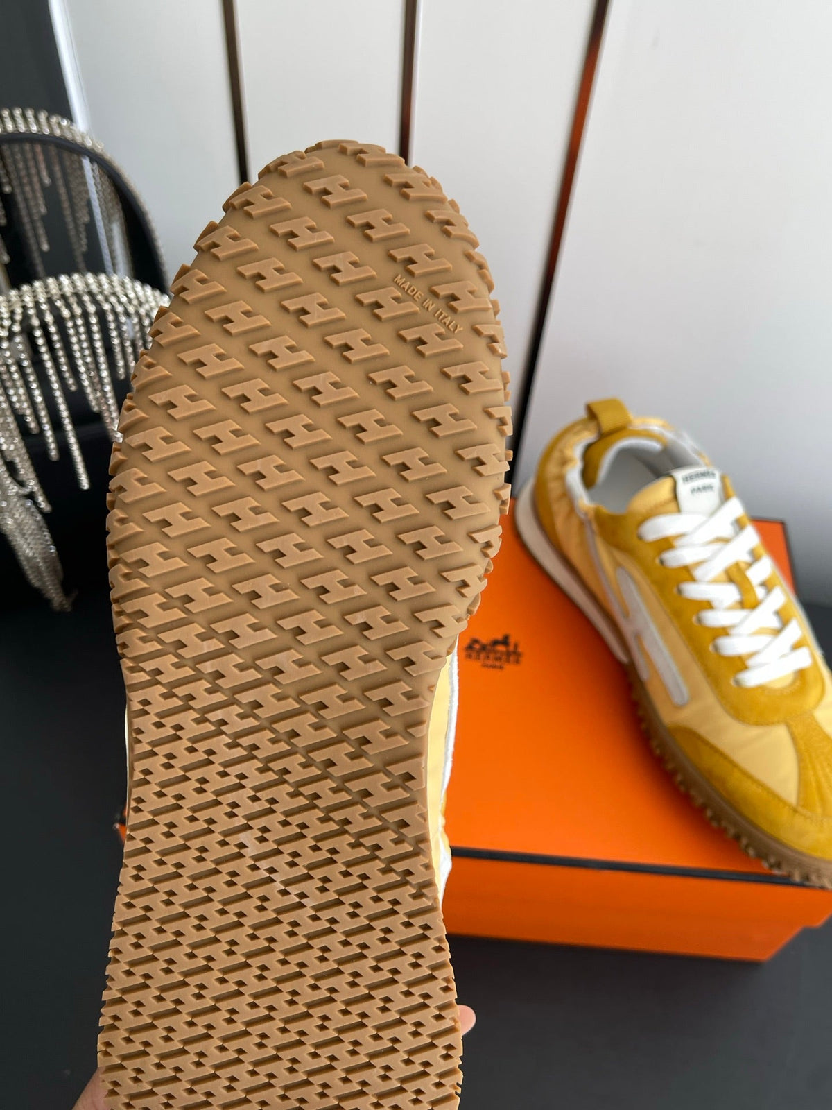 HM Jet Sneaker Yellow Suede 739993