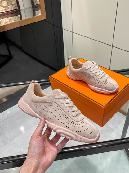 HM 26s Neon Sneaker Light Pink Suede 846398