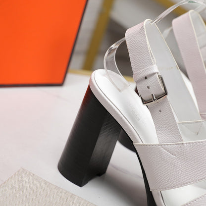 HM Eris 95 Sandal White Calfskin