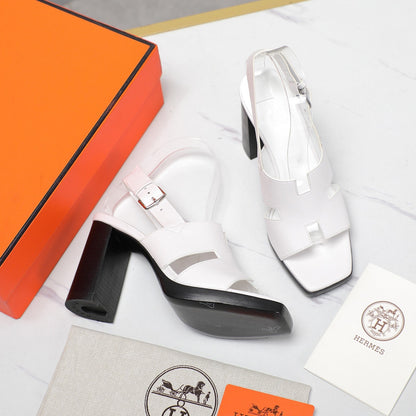 HM Eris 95 Sandal White Calfskin