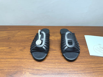 HM Noria Sandals Black Leather 849475