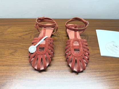 HM Nour Sandals Tan Suede 849486