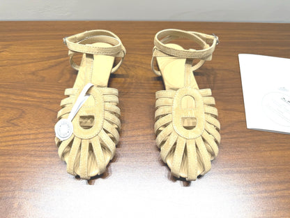 HM Nour Sandals Light Khaki Suede 849487