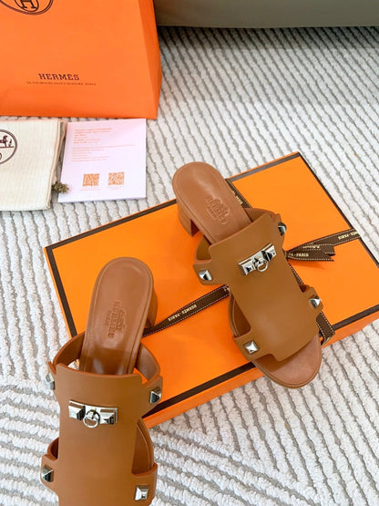 HM Invincible 50 Sandal Brown Lambskin 963263
