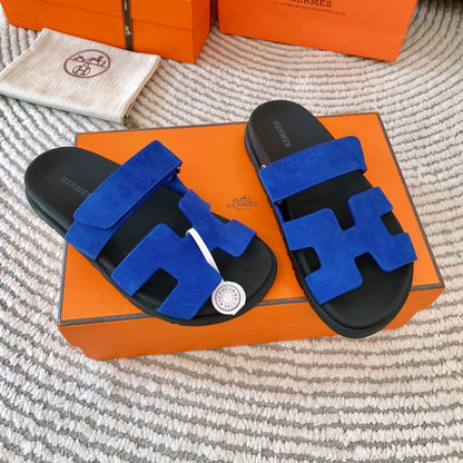 HM Chypre Sandal Blue Suede  963543