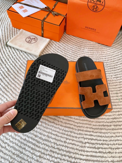 HM Chypre Sandal Brown Suede  963544