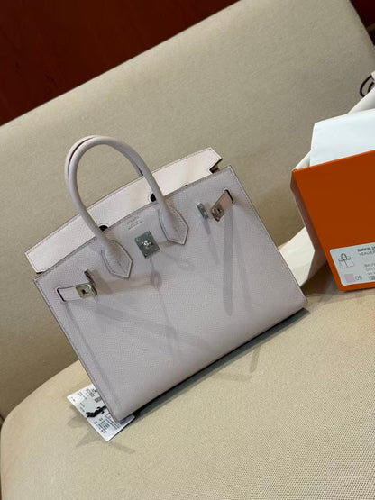 Hermes 2026 Birkin Bag 25cm Light Pink Epsom Leather