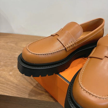 HM 26ss Loafers Brown Calfskin 638433